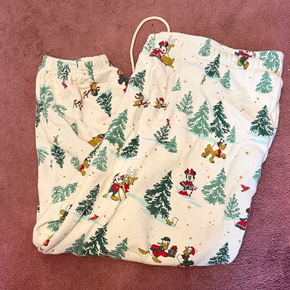 Disney holiday jogger sweatpants